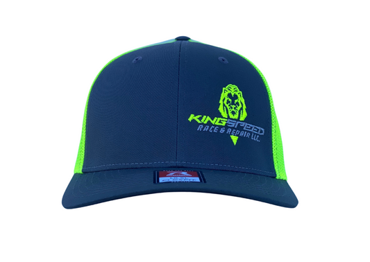 Kingspeed Charcoal and Hi Vis Hat