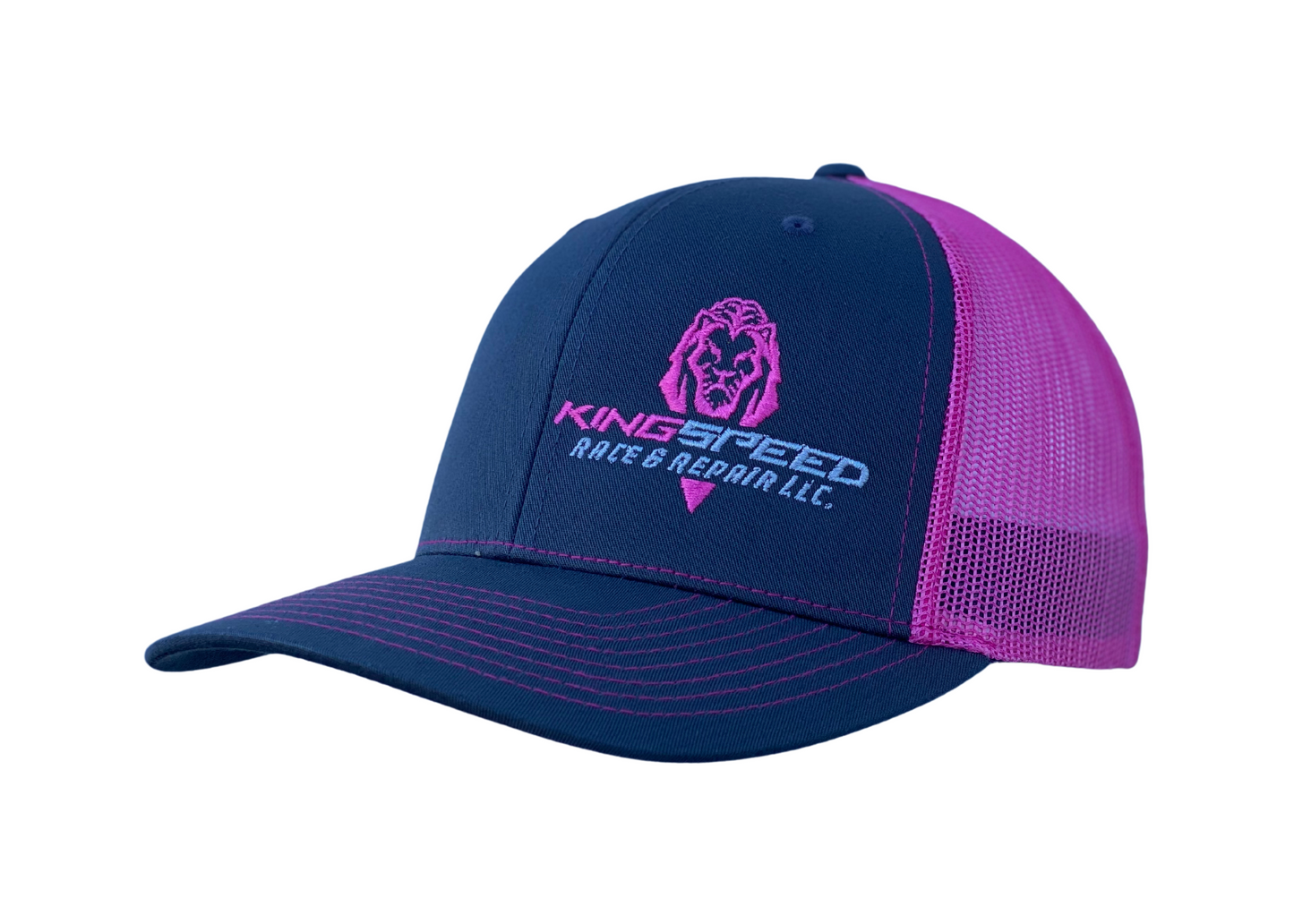 Kingspeed Charcoal and Neon Pink Snapback