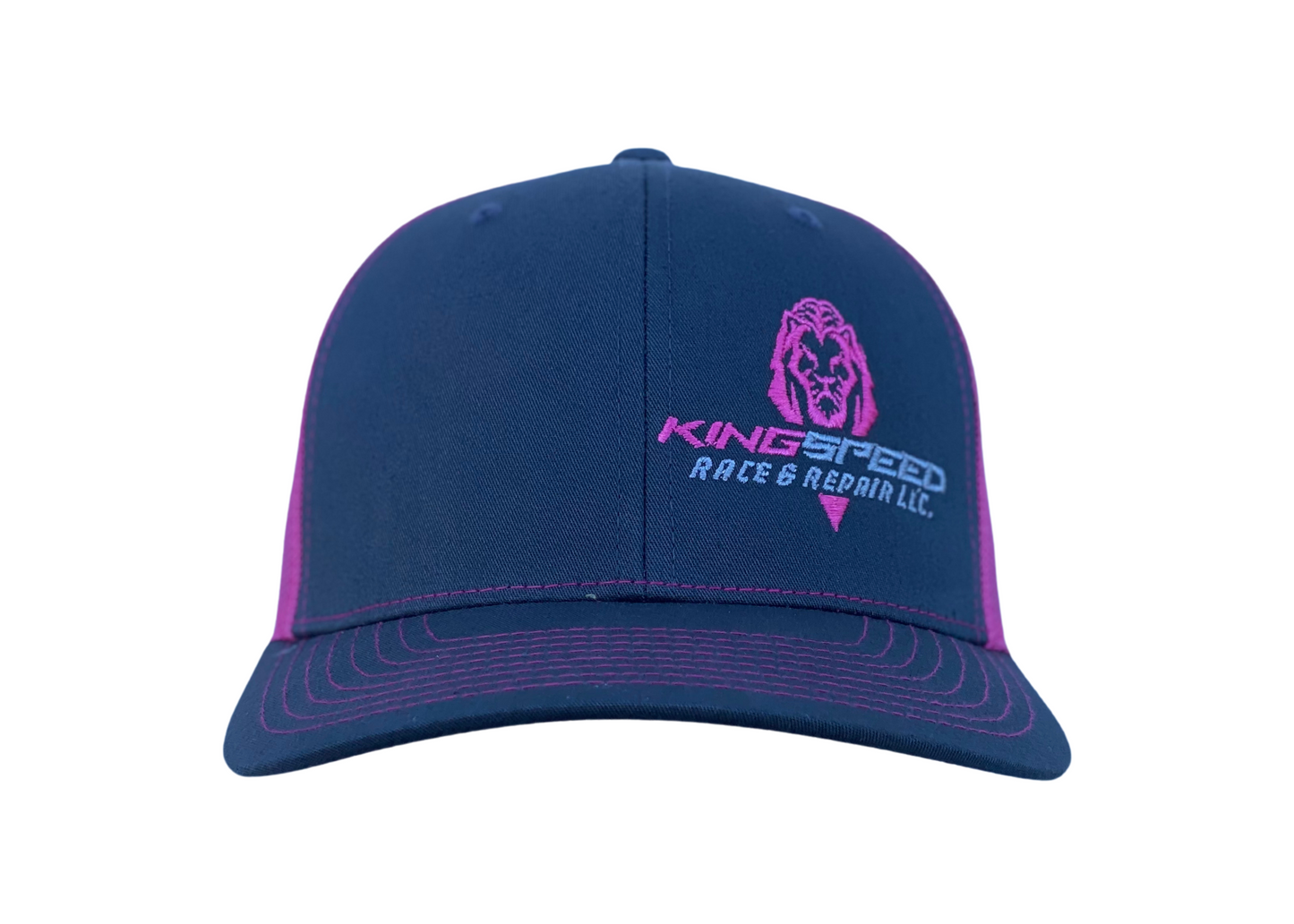 Kingspeed Charcoal and Neon Pink Snapback